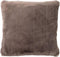 Dutch Decor ZAYA - Sierkussen 45x45 cm - bontlook - effen kleur - Driftwood - taupe - Inclusief binnenkussen