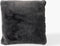 Dutch Decor ZAYA - Sierkussen 45x45 cm - bontlook - effen kleur - Charcoal Gray - antraciet - Inclusief binnenkussen