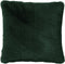 Dutch Decor ZAYA - Sierkussen 45x45 cm - bontlook - effen kleur - Mountain View - donkergroen - Inclusief binnenkussen