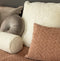 Dutch Decor ZAYA - Sierkussen 60x60 cm - bontlook - effen kleur - Snow White - wit - Inclusief binnenkussen