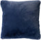 Dutch Decor ZAYA - Sierkussen 60x60 cm - bontlook - effen kleur - Insignia Blue - donkerblauw - Inclusief binnenkussen