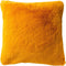 Dutch Decor ZAYA - Sierkussen 60x60 cm - bontlook - effen kleur - Golden Glow - geel - Inclusief binnenkussen
