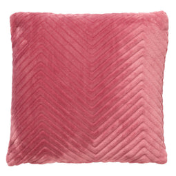 Dutch Decor - ZICO - Sierkussen zigzag 45x45 cm Dusty Rose - roze - superzacht