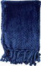 Dutch Decor - ZIGGY - Plaid van fleece 140x180 cm - Insignia Blue - donkerblauw