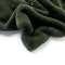 Dutch Decor - ZINZI - Plaid 140x180 cm - bontlook - effen kleur - Mountain View - donkergroen