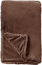 Dutch Decor - ZINZI - Plaid unikleur 140x180 cm - Chocolate Martini - deken