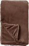 Dutch Decor - ZINZI - Plaid unikleur 140x180 cm - Chocolate Martini - deken