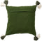 Dutch Decor ZOE - Sierkussen van katoen 45x45 cm Chive - groen - Inclusief binnenkussen