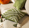 Dutch Decor ZOE - Sierkussen van katoen 45x45 cm Chive - groen - Inclusief binnenkussen