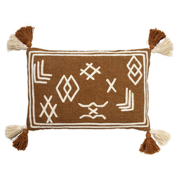 Dutch Decor - ZOLA - Kussenhoes van katoen Tobacco Brown 40x60 cm - bruin