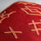 Dutch Decor ZOLA - Sierkussen van katoen Aurora Red 40x60 cm - rood - Inclusief binnenkussen