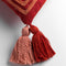 Dutch Decor ZOLA - Sierkussen van katoen Aurora Red 40x60 cm - rood - Inclusief binnenkussen