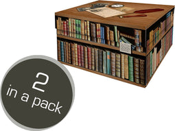 Dutch Design Brand - Dutch Design Storage Box Medium - Opbergdoos - Boeken - Literatuur - Vintage - Bibliotheek - Library - Books
