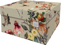 Dutch Design Brand - Dutch Design Storage Box - Opbergdoos - Opbergbox - Bewaardoos - Lente - Bloemen - Vogels - Springtime
