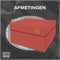 Dutch Design Brand - Dutch Design Storage Box - Opbergdoos - Opbergbox - Bewaardoos - Roaring 20's - Rood - Art Deco Velvet Red