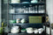 Dutch Design Brand - Dutch Design Storage Box - Opbergdoos - Opbergbox - Bewaardoos - Roaring 20's - Art Deco Velvet Green