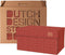 Dutch Design Brand - Dutch Design Storage Box - Opbergdoos - Opbergbox - Bewaardoos - Roaring 20's - Rood - Art Deco Velvet Red