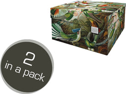 Dutch Design Brand - Dutch Design Storage Box Small - Opbergdoos - Opbergbox - Bewaardoos - Planten, Jungle, Kolibries - Art of Nature