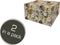 Dutch Design Brand - Dutch Design Storage Box Small - Opbergdoos - Opbergbox - Bewaardoos - Bloemen, Kolibrie, Vlinders - Botanical