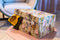Dutch Design Brand - Dutch Design Storage Box Small - Opbergdoos - Opbergbox - Bewaardoos - Bloemen, Kolibrie, Vlinders - Botanical