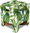 Dutch Design Brand kartonnen krukje - Groene bladeren - Green Leaves