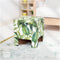 Dutch Design Brand kartonnen krukje - Groene bladeren - Green Leaves