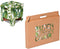 Dutch Design Brand kartonnen krukje - Groene bladeren - Green Leaves