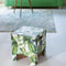 Dutch Design Brand kartonnen krukje - Groene bladeren - Green Leaves
