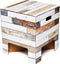 Dutch Design Brand kartonnen krukje - Sloophout - Beachwood