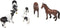 Dutch Farm Serie set Koeien en Paarden 7-delig