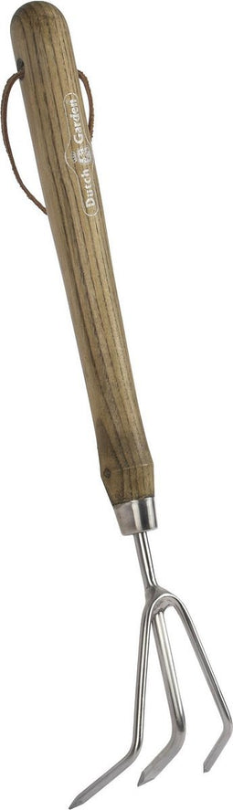 Dutch Garden - Handcultivator Lang - Hoogwaardig RVS - FSC Hout