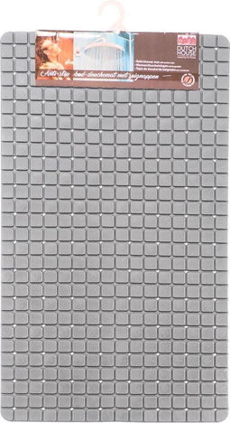 Dutch House Antislip Douchemat 69x39 cm Grijs