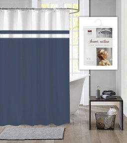 Dutch House Douchegordijn 180x200 cm Blauw