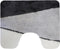 Dutch House Toiletmat Dijon - 60x50cm - Grijs
