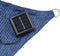 Dutch Indoors & Outdoors - Schaduwdoek - Met 100 LED Verlichtingen - Blauwe Kleur - 3.6 x 3.6 x 3.6 m