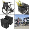 Dutch Mountains Dubbele Fietstas 46 Ltr - 100% Waterdichte Fietstas - Rolltop sluiting - Reflectoren - Zwart