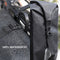 Dutch Mountains Dubbele Fietstas 46 Ltr - 100% Waterdichte Fietstas - Rolltop sluiting - Reflectoren - Zwart