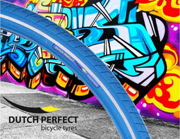 Dutch Perfect No Puncture - Buitenband Fiets - 40-622 / 28 x 1 5/8 x 1 1/2 inch - Blauw