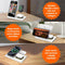 Dutch Quality® 3-in-1 Draadloze Oplader – Magsafe - 15W – Oplaadstation – Geschikt voor Apple iPhone 16/15/14/13/12/Mini/Pro/Max, Apple Watch en AirPods - snellader geschikt voor Qi - met nachtlampje - zonder adapter