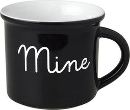 Dutch Rose Zwart/Wit Beker Mine - Zwart