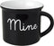 Dutch Rose Zwart/Wit Beker Mine - Zwart