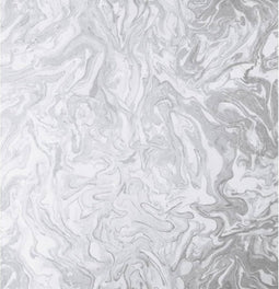 DUTCH WALLCOVERINGS Behang Liquid Marble grijs