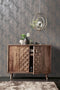 DUTCH WALLCOVERINGS Behang Rhea Trees grijs en roségoudkleurig