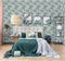 DUTCH WALLCOVERINGS Behang Tropical beige en lichtblauw