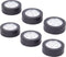 Dutch Wanted - LED Druklampen - Zelfklevend - 6 stuks - Zwart