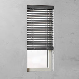 Dutchblinds PVC Jaloezieën 50mm - Antraciet - 105 x 175 cm - Raamdecoratie op maat