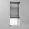 Dutchblinds PVC Jaloezieën 50mm - Antraciet - 105 x 175 cm - Raamdecoratie op maat