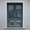 Dutchblinds PVC Jaloezieën 50mm - Antraciet - 90 x 175 cm - Raamdecoratie op maat