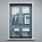Dutchblinds PVC Jaloezieën 50mm - Antraciet - 90 x 175 cm - Raamdecoratie op maat