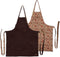 Dutchdeluxes - Katoen - Barbecue - BBQ - Keukenschort - Flowerfield - Paars